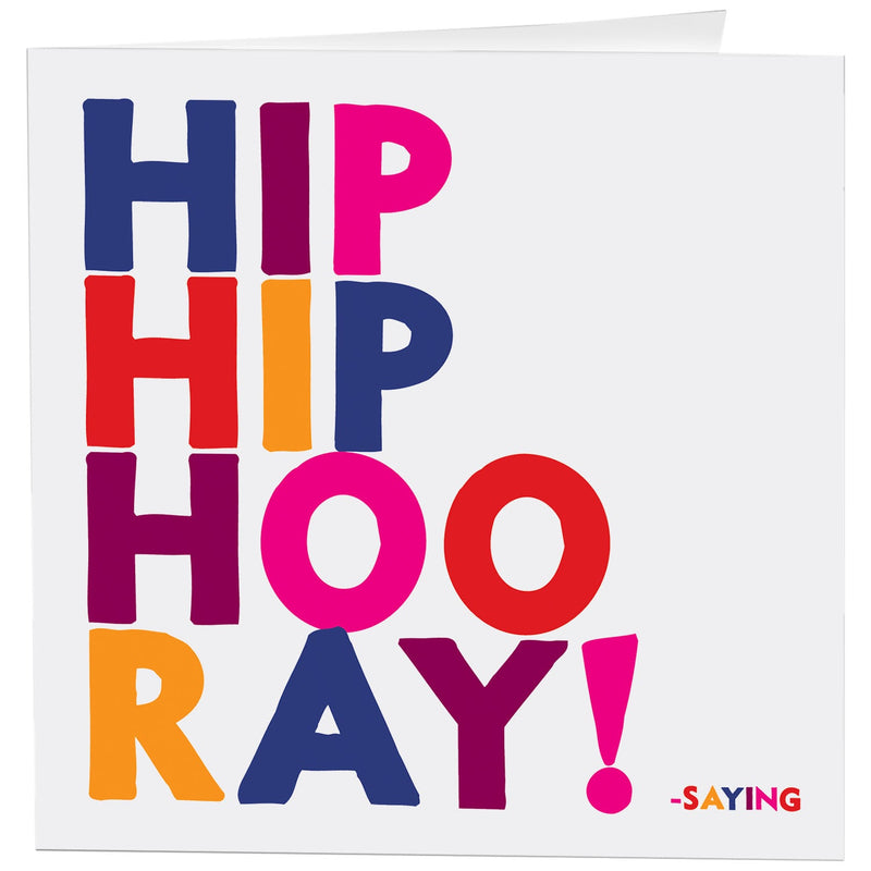 hip hip hooray! card Cards quotable cards  Paper Skyscraper Gift Shop Charlotte