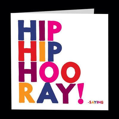 hip hip hooray! card Cards quotable cards  Paper Skyscraper Gift Shop Charlotte