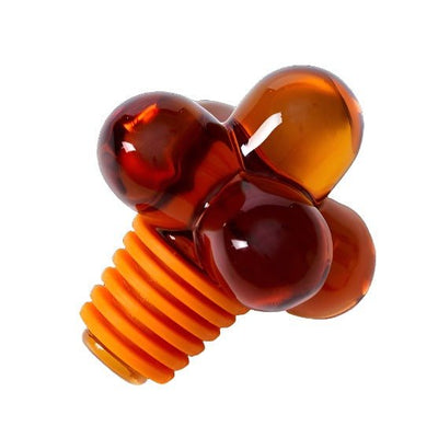 Hobknob Bottle Stopper | Amber Barware Areaware  Paper Skyscraper Gift Shop Charlotte