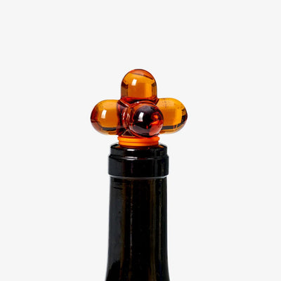 Hobknob Bottle Stopper | Amber Barware Areaware  Paper Skyscraper Gift Shop Charlotte