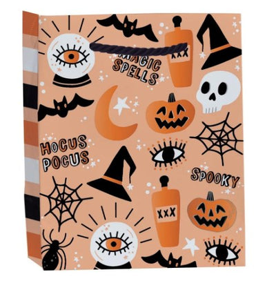 Hocus Pocus Halloween Orange Foil Mini Bag  Design Design  Paper Skyscraper Gift Shop Charlotte