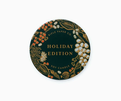 Holiday 3 oz Tin Candle  Rifle Paper Co  Paper Skyscraper Gift Shop Charlotte