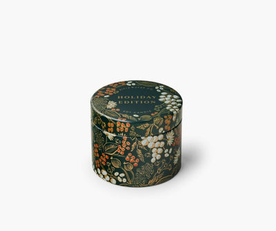 Holiday 3 oz Tin Candle  Rifle Paper Co  Paper Skyscraper Gift Shop Charlotte