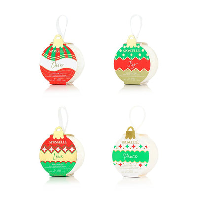 Holiday Ornament Buffer Assorted | Pack Christmas Gift   Spongellé  Paper Skyscraper Gift Shop Charlotte