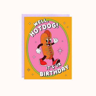 Hotdog! Birthday | Birthday Card Cards Party Mountain Paper co.  Paper Skyscraper Gift Shop Charlotte