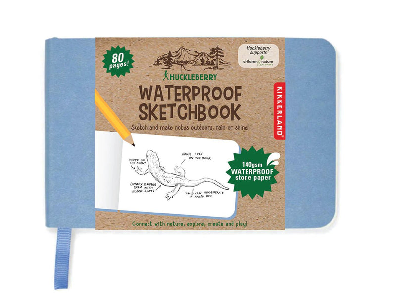 Huckleberry Waterproof Notebook  Kikkerland  Paper Skyscraper Gift Shop Charlotte