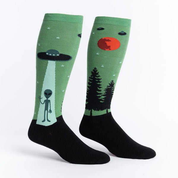 I Believe Stretch-It Knee High Socks Socks Sock It to Me  Paper Skyscraper Gift Shop Charlotte