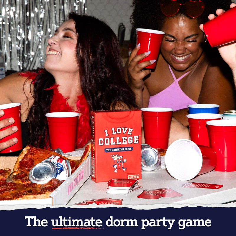 I Love College Drinking Game Adult Games Relatable Games  Paper Skyscraper Gift Shop Charlotte