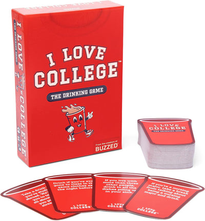 I Love College Drinking Game Adult Games Relatable Games  Paper Skyscraper Gift Shop Charlotte