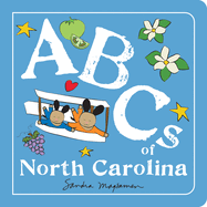 ABCs of North Carolina by Sandra Magsamen | Board Book BOOK Sourcebooks  Paper Skyscraper Gift Shop Charlotte