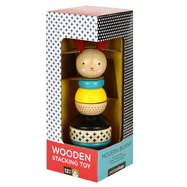 Wooden Stacking Toy Modern Bunny Books Chronicle  Paper Skyscraper Gift Shop Charlotte