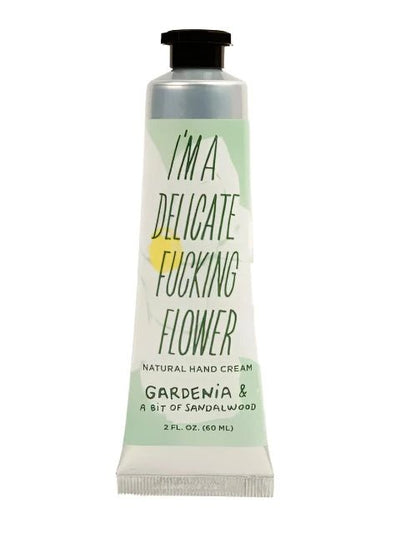 I'm a Delicate Fucking Flower Hand Cream | Gardenia Beauty & Wellness - Skincare Blue Q Paper Skyscraper Gift Shop Charlotte