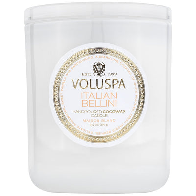 Italian Bellini | Boxed Jar Classic Candle Candles Voluspa  Paper Skyscraper Gift Shop Charlotte