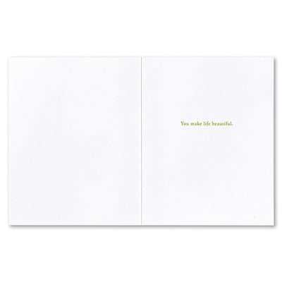 "It's the little things we do and say" | thank you card Cards Positively Green  Paper Skyscraper Gift Shop Charlotte