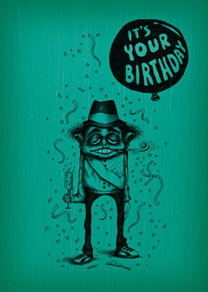 It's Your Birthday | Birthday Card Cards Bald Guy Greetings  Paper Skyscraper Gift Shop Charlotte