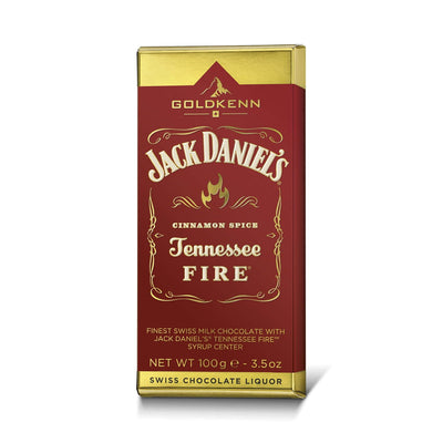 Jack Daniel's Fire Goldkenn Chocolate Bar Candy True Fabrications  Paper Skyscraper Gift Shop Charlotte