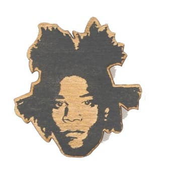 Jean Michael Basquiat Pin Pins LetterCraft  Paper Skyscraper Gift Shop Charlotte