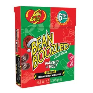 Jelly Belly FLIP TOP BOX - BEAN BOOZLED NAUGHTY OR NICE Food - Chocolates & Candy Redstone Foods  Paper Skyscraper Gift Shop Charlotte