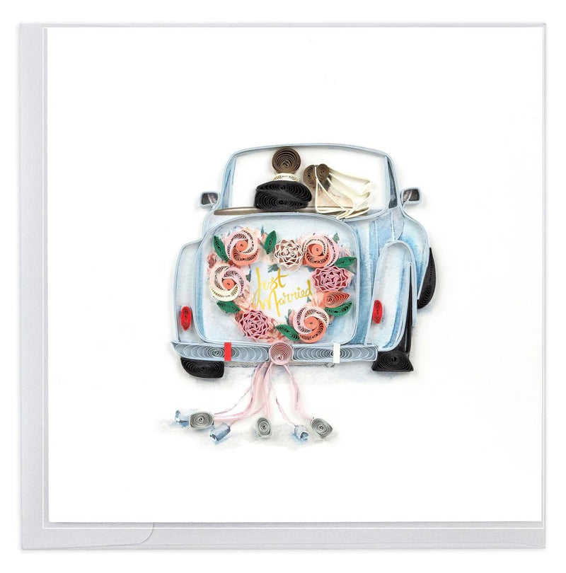 Just Married Car Card Cards Quilling Card  Paper Skyscraper Gift Shop Charlotte