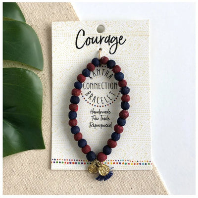 Kantha Connection Bracelet Jewelry World Finds  Paper Skyscraper Gift Shop Charlotte