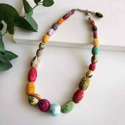 Kantha Halcyon Necklace Jewelry World Finds  Paper Skyscraper Gift Shop Charlotte