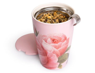 Kati Tea Cup with Infuser Jardin Tea Cups Tea Forte  Paper Skyscraper Gift Shop Charlotte