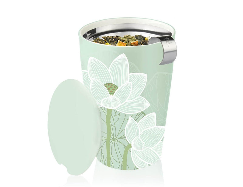 Kati Tea Cup with Infuser | Lotus Tea Cups Tea Forte  Paper Skyscraper Gift Shop Charlotte