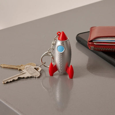 Keyring Rocket LED Key Chains Kikkerland  Paper Skyscraper Gift Shop Charlotte