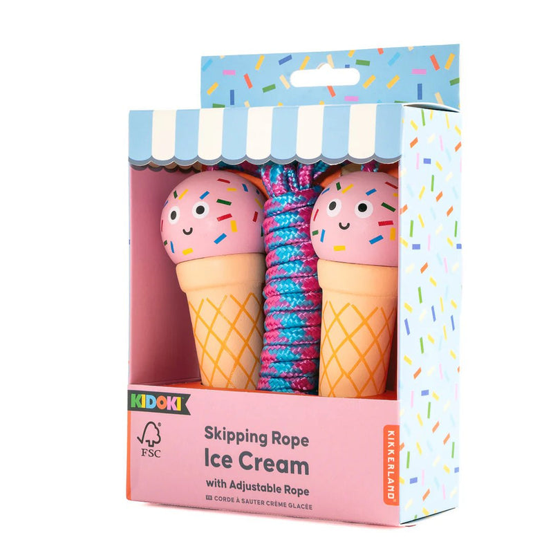 Kidoki Ice Cream Skipping Rope Kid Toys Kikkerland  Paper Skyscraper Gift Shop Charlotte