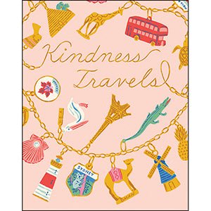 Kindness Travels Thank You Card Cards Love Muchly  Paper Skyscraper Gift Shop Charlotte