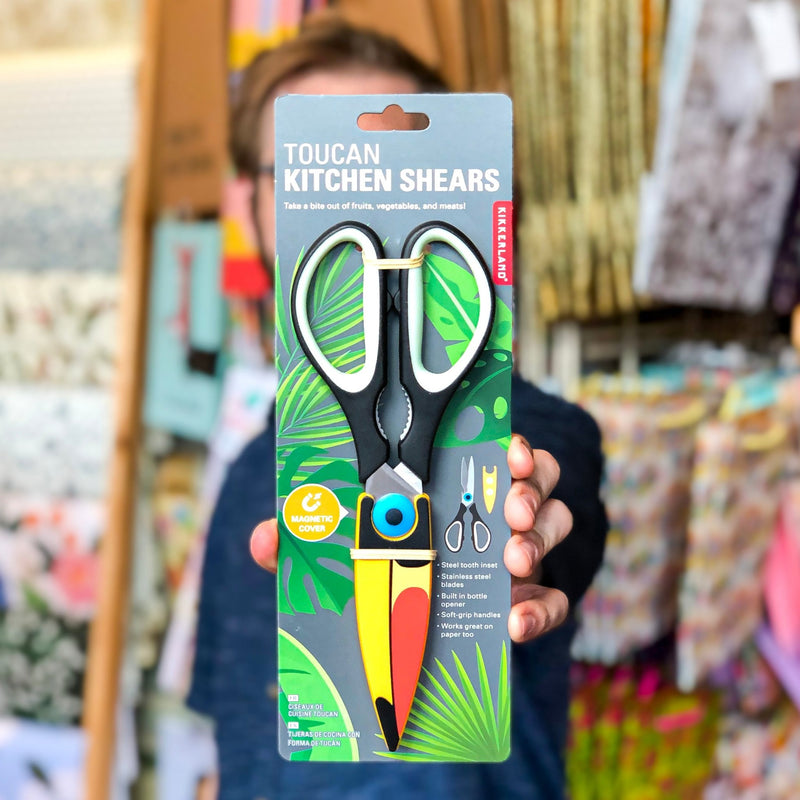 Kitchen Shears | Toucan Kitchen Kikkerland  Paper Skyscraper Gift Shop Charlotte