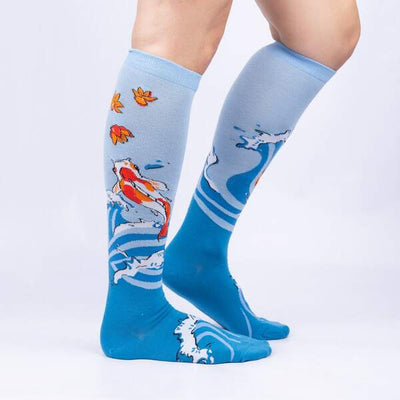 Knee High: Beauty in Water Socks Sock It to Me  Paper Skyscraper Gift Shop Charlotte