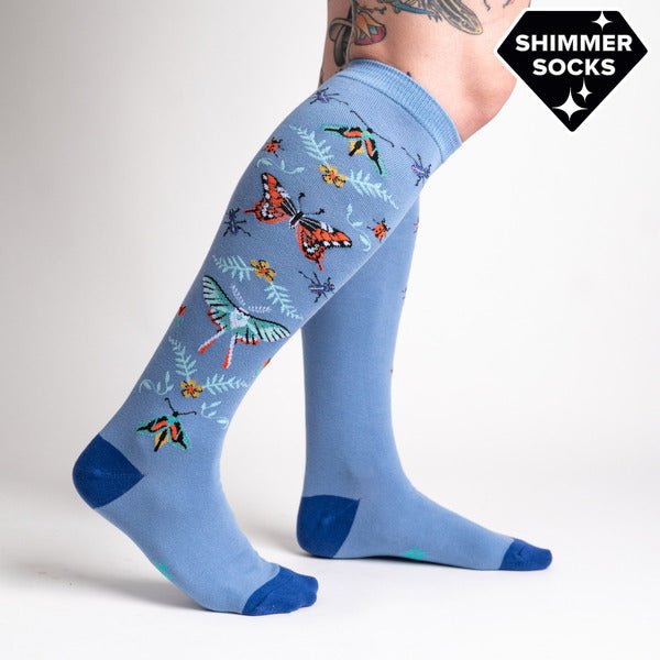 Knee High: Butterfly In The Sky Socks Sock It to Me  Paper Skyscraper Gift Shop Charlotte