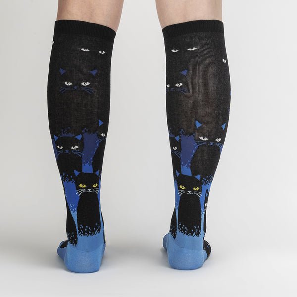 Knee High: Cats in the Dark | Glows in the Dark!! Socks Sock It to Me  Paper Skyscraper Gift Shop Charlotte