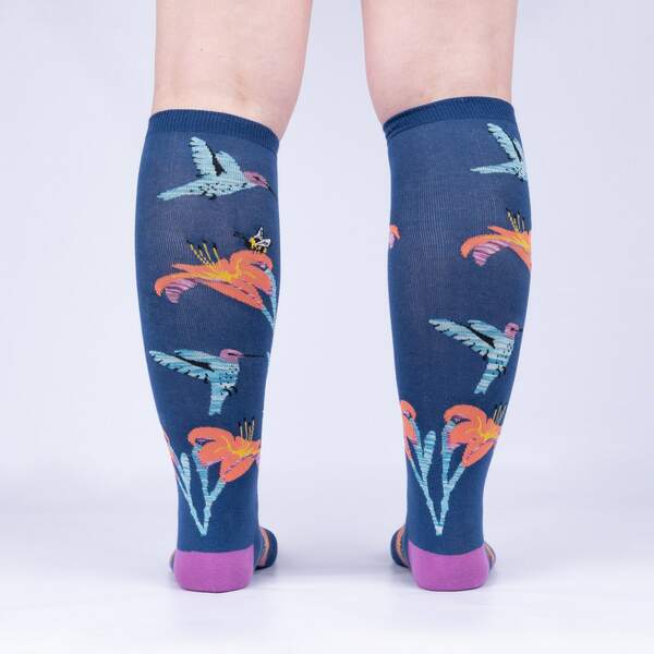 Knee High: Hmmmmmingbird Socks Sock It to Me  Paper Skyscraper Gift Shop Charlotte