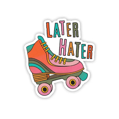 Later Hater | Funny Stickers Stickers Twisted Wares  Paper Skyscraper Gift Shop Charlotte