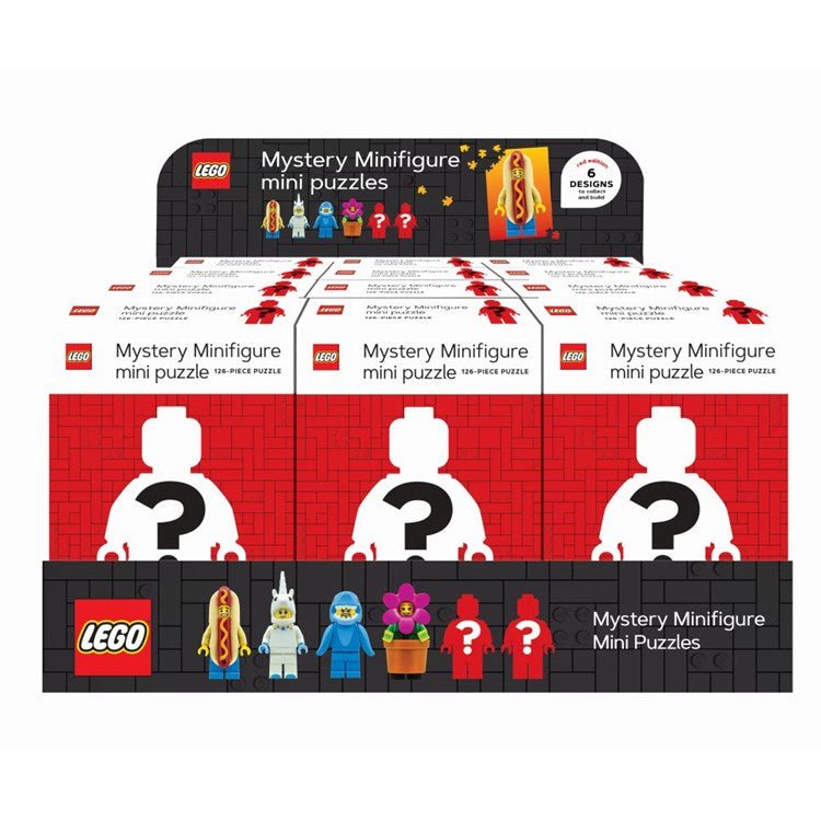 LEGO | Mystery Minifigure Puzzles Red Edition | 1pc Fun Chronicle  Paper Skyscraper Gift Shop Charlotte