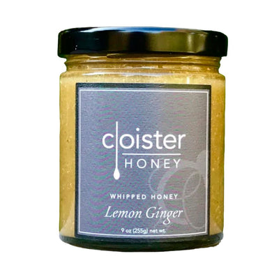 Lemon Ginger 9oz Honey Local Food Cloister Honey  Paper Skyscraper Gift Shop Charlotte