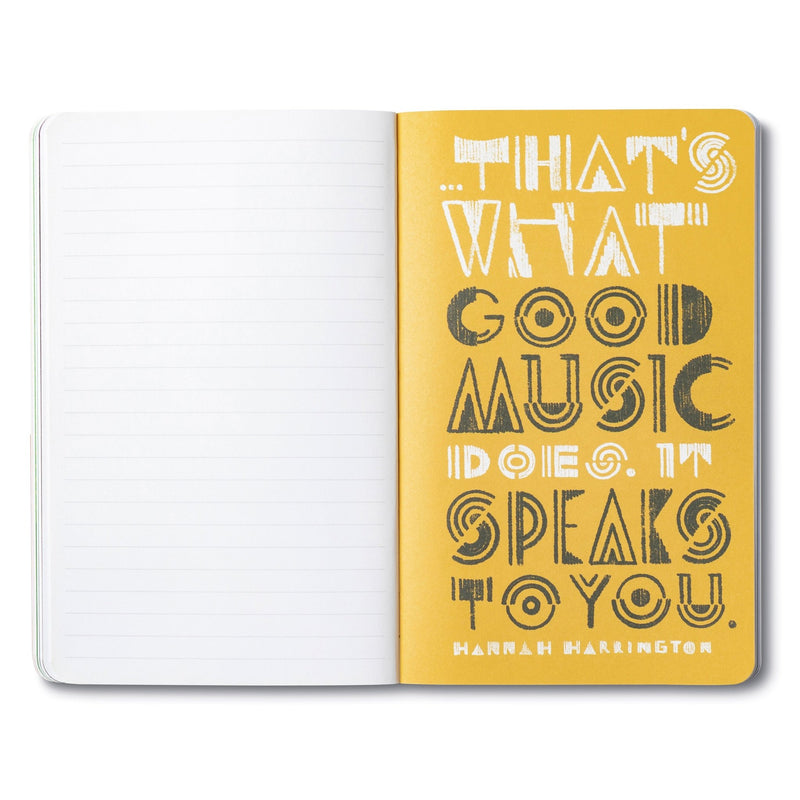 Let Your Music Play | Write Now Journal Journals Compendium  Paper Skyscraper Gift Shop Charlotte