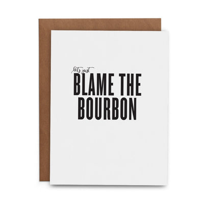 Let's Just Blame the Bourbon  The Lost Art of Stationery  Paper Skyscraper Gift Shop Charlotte