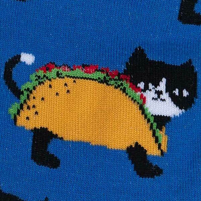 Let's Taco 'Bout Cats Women's Crew Socks Socks Sock It to Me  Paper Skyscraper Gift Shop Charlotte