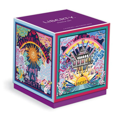 Liberty Power of Love Set of 4 Puzzles BOOK Chronicle  Paper Skyscraper Gift Shop Charlotte