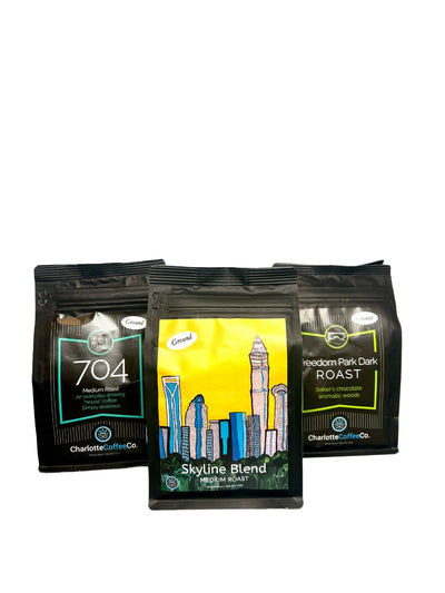 Local Coffee Bundle - 3 Pack  Paper Skyscraper  Paper Skyscraper Gift Shop Charlotte