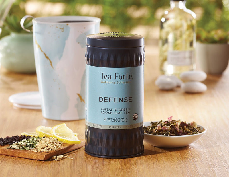 Loose Leaf Canister | Defense Kitchen Tea Forte  Paper Skyscraper Gift Shop Charlotte