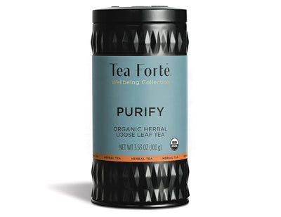 Loose Leaf Canister - Purify Kitchen Tea Forte  Paper Skyscraper Gift Shop Charlotte