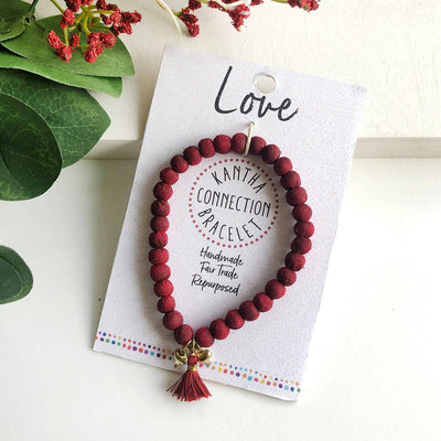 Love - Kantha Connection Bracelet Jewelry WorldFinds Paper Skyscraper Gift Shop Charlotte