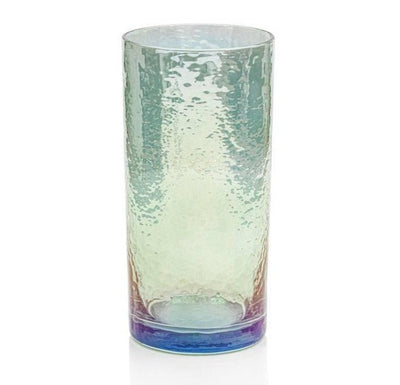 Luster Blue | Aperitivo Highball Glass Drinkware Zodax  Paper Skyscraper Gift Shop Charlotte