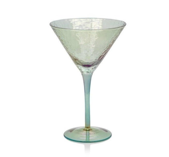 Luster Blue | Aperitivo Martini Glass Holiday Zodax  Paper Skyscraper Gift Shop Charlotte