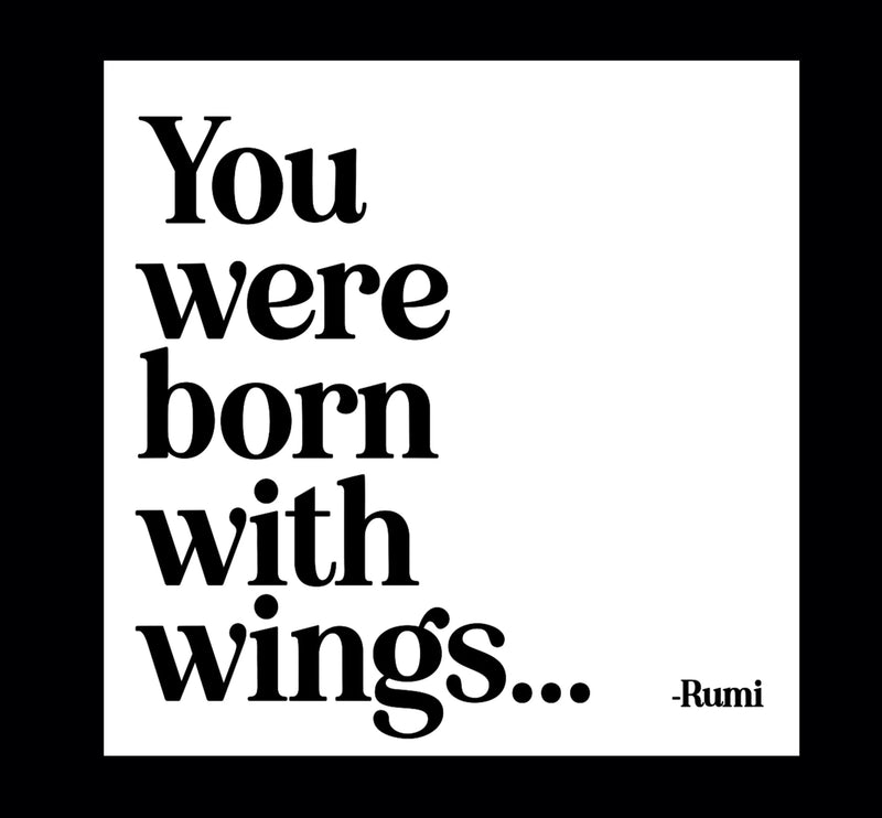 Magnet | born with wings Cards Quotable Paper Skyscraper Gift Shop Charlotte