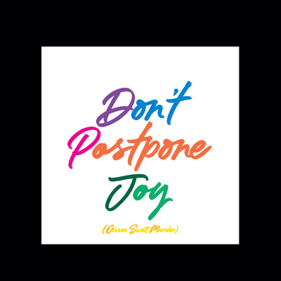 Magnet | Don't Postpone Magnets Quotable Cards  Paper Skyscraper Gift Shop Charlotte